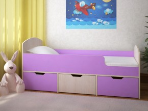 Кровать Малыш Мини Дуб молочный-Ирис в Камышлове - kamyshlov.magazinmebel.ru | фото