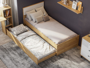 Кровать одинарная Милан выкатная с настилом в Камышлове - kamyshlov.magazinmebel.ru | фото