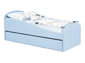 Кровать с ящиком Letmo небесный (рогожка) в Камышлове - kamyshlov.magazinmebel.ru | фото - изображение 11