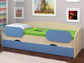 Кровать Соня 2 дуб молочный-голубой в Камышлове - kamyshlov.magazinmebel.ru | фото - изображение 2