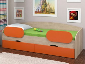 Кровать Соня 2 сонома-оранжевый в Камышлове - kamyshlov.magazinmebel.ru | фото - изображение 2
