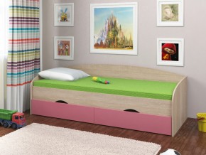 Кровать Соня 2 сонома-розовый в Камышлове - kamyshlov.magazinmebel.ru | фото - изображение 1