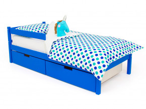 Кровать Svogen classic с ящиками и бортиком синий в Камышлове - kamyshlov.magazinmebel.ru | фото - изображение 1