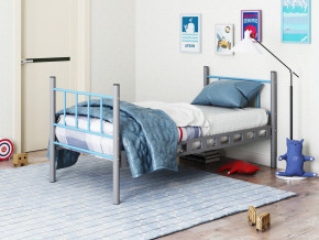 Кровать-трансформер Мальта серый с голубым в Камышлове - kamyshlov.magazinmebel.ru | фото - изображение 4