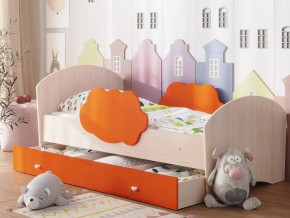 Кровать Тучка с ящиком дуб-оранж в Камышлове - kamyshlov.magazinmebel.ru | фото - изображение 1
