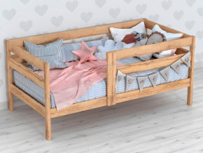 Кроватка-софа 1600х800 одинарный бортик Массив Версаль в Камышлове - kamyshlov.magazinmebel.ru | фото - изображение 1