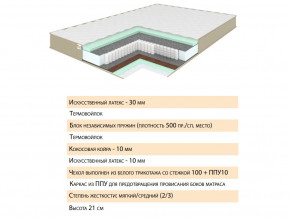 Матрас Тиссая 160х200 в Камышлове - kamyshlov.magazinmebel.ru | фото - изображение 2