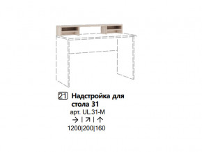 Надстройка для стола 31 (Полка) в Камышлове - kamyshlov.magazinmebel.ru | фото