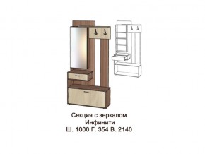 Секция с зеркалом в Камышлове - kamyshlov.magazinmebel.ru | фото