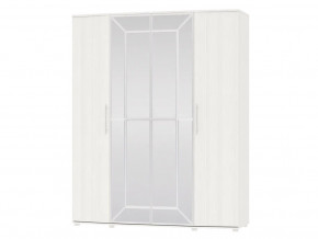 Шкаф 4-х дверный Амели 4-5200 Рамух белый в Камышлове - kamyshlov.magazinmebel.ru | фото - изображение 1