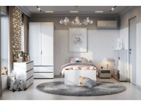 Спальня Токио Белый текстурный в Камышлове - kamyshlov.magazinmebel.ru | фото - изображение 8