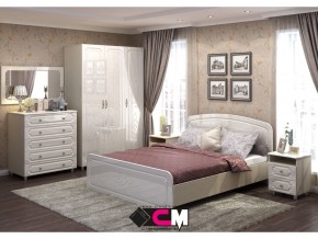 Спальня Виктория МДФ с большим комодом в Камышлове - kamyshlov.magazinmebel.ru | фото - изображение 1