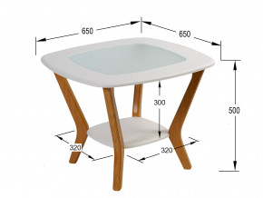 Стол журнальный Мельбурн Белый в Камышлове - kamyshlov.magazinmebel.ru | фото - изображение 2